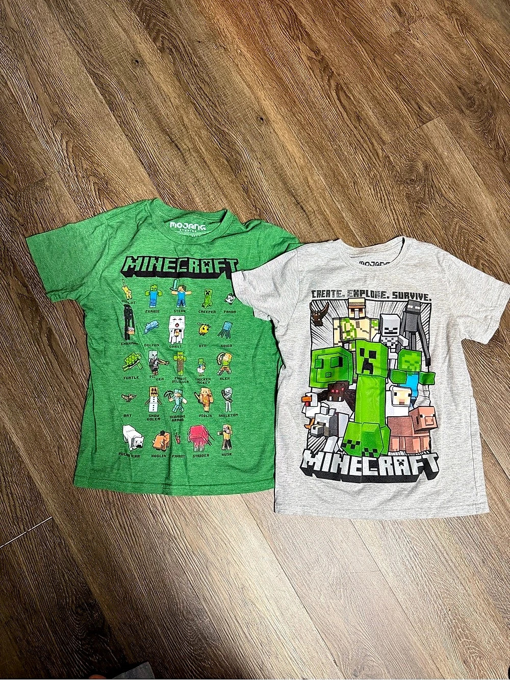 Mojang Studios Minecraft graphic tee Kids 2-Pack Graphic Tees Size Medium